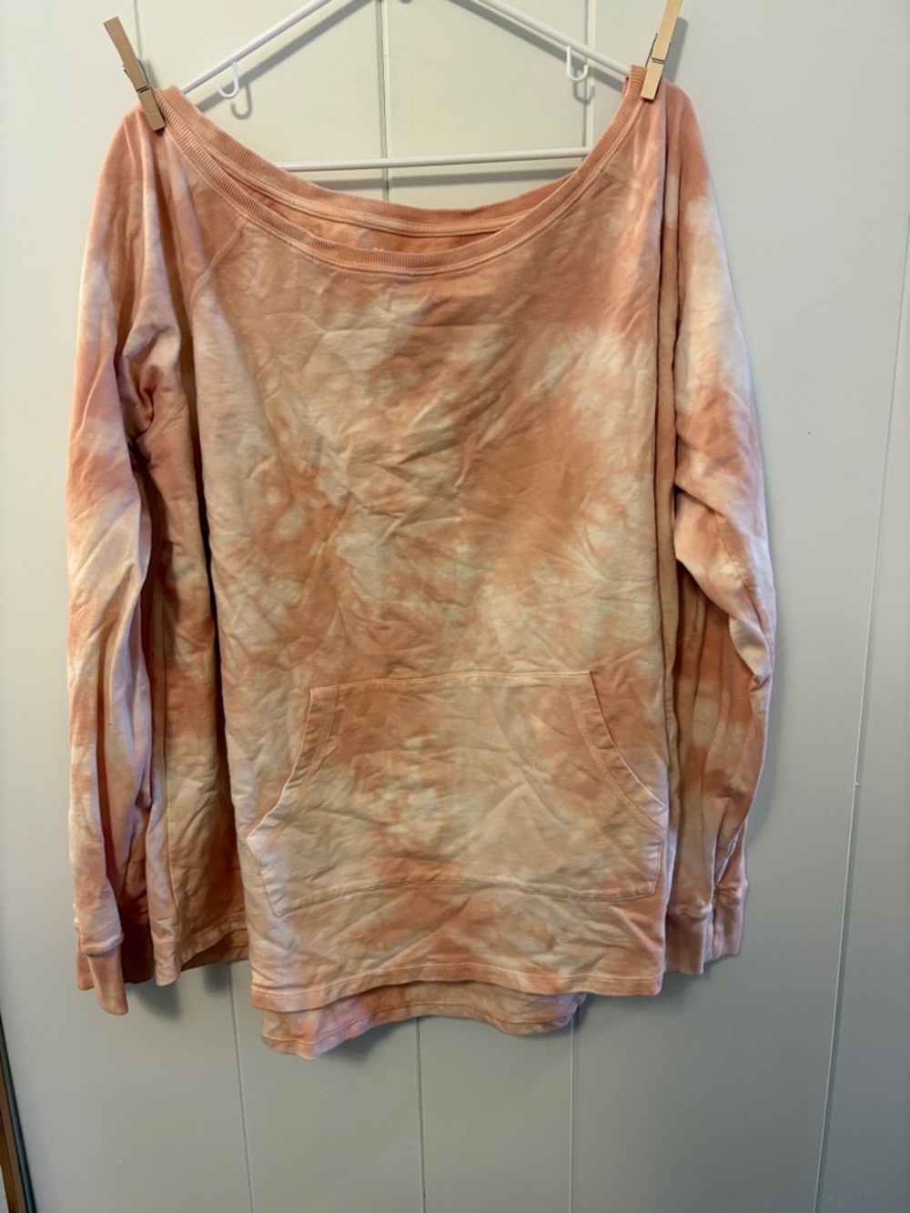 torrid Pink Off the Shoulder Active Sweatshirt
